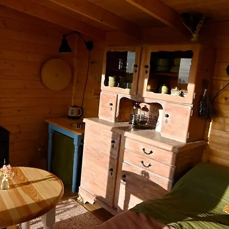 Dom wakacyjny Huettchen Ganzjaehrig Nutzbar Mit Kamin&sauna Dargun